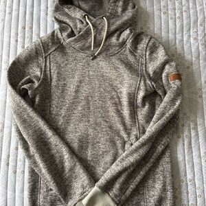 Roxy Gray Hooded Sweatshirt